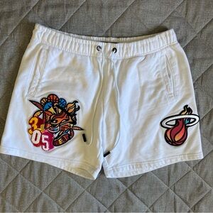 Miami Heat Pro Line Athletic Shorts Mens Large 305 Elastic Waist Drawstring 6”
